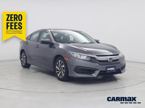 Gray 2017 Honda Civic EX