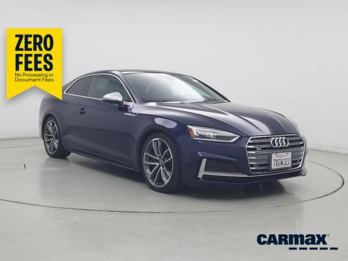 Blue 2018 Audi S5 Premium Plus