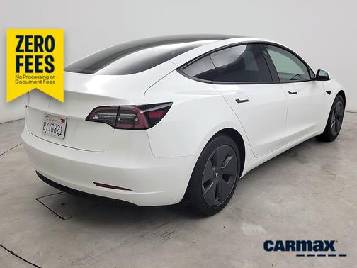 White 2021 Tesla Model 3 Standard Range Plus
