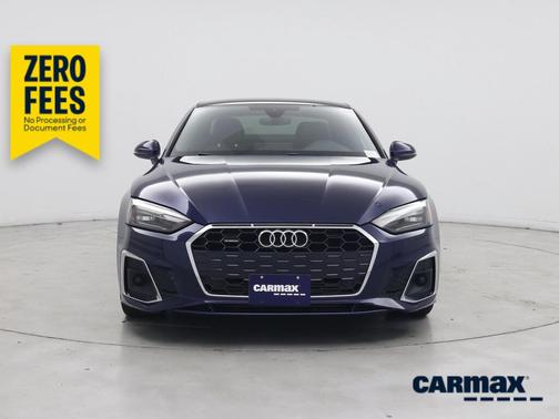 Blue 2021 Audi A5 S-Line Premium