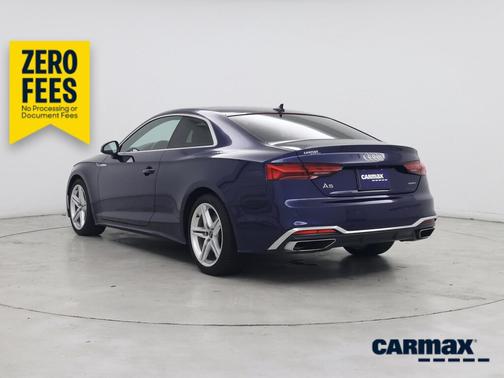 Blue 2021 Audi A5 S-Line Premium