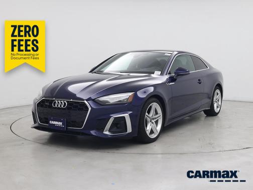 Blue 2021 Audi A5 S-Line Premium