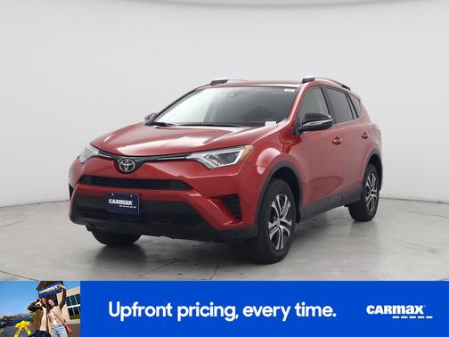 Red 2017 Toyota RAV4 LE