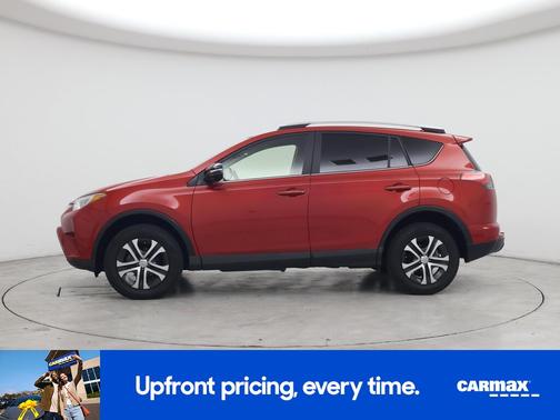 Red 2017 Toyota RAV4 LE