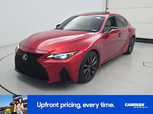 Red 2021 Lexus IS 350 F-Sport