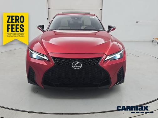 Red 2021 Lexus IS 350 F-Sport