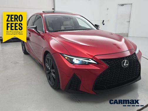 Red 2021 Lexus IS 350 F-Sport