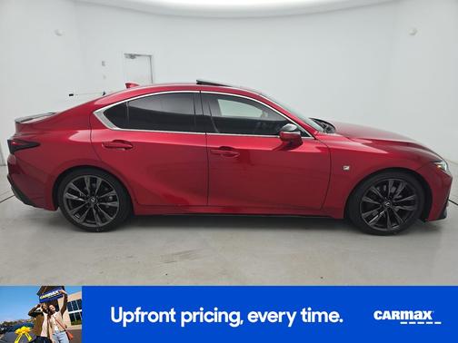 Red 2021 Lexus IS 350 F-Sport