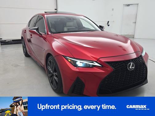 Red 2021 Lexus IS 350 F-Sport