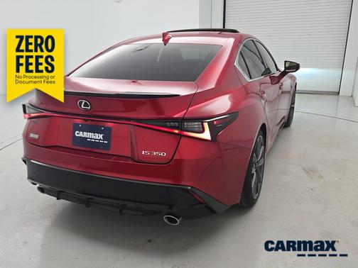 Red 2021 Lexus IS 350 F-Sport