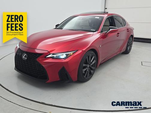 Red 2021 Lexus IS 350 F-Sport