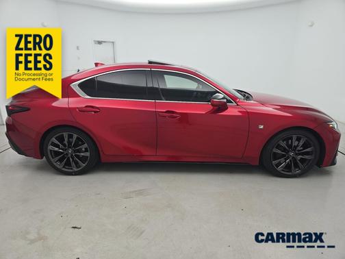 Red 2021 Lexus IS 350 F-Sport