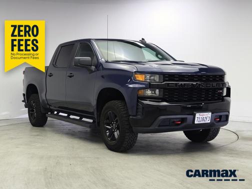 Blue 2021 Chevrolet Silverado 1500 Custom Trail Boss