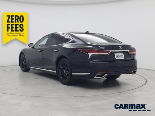 Black 2018 Lexus LS 500