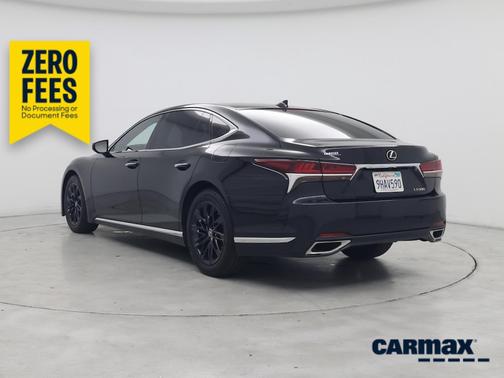 Black 2018 Lexus LS 500