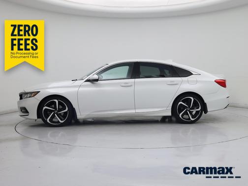 White 2019 Honda Accord Sport