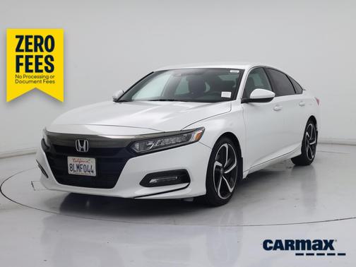 White 2019 Honda Accord Sport