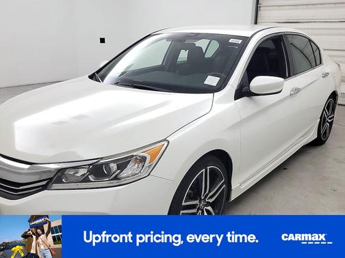 White 2017 Honda Accord Sport