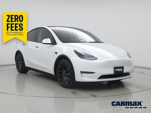 White 2022 Tesla Model Y Performance
