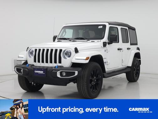 White 2023 Jeep Wrangler 4xe Unlimited Sahara