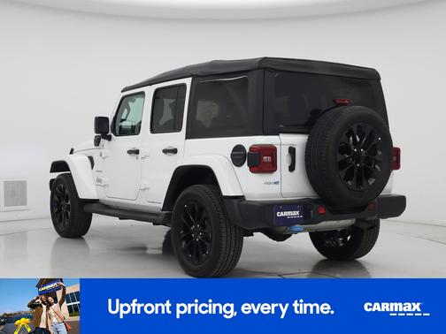 White 2023 Jeep Wrangler 4xe Unlimited Sahara