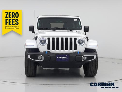 White 2023 Jeep Wrangler 4xe Unlimited Sahara