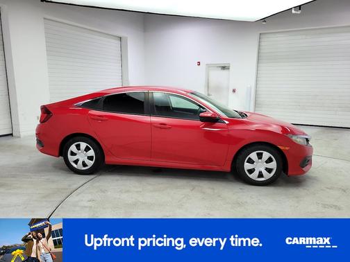 Red 2017 Honda Civic LX