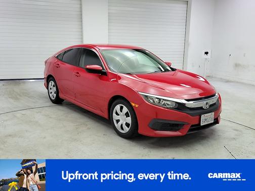 Red 2017 Honda Civic LX