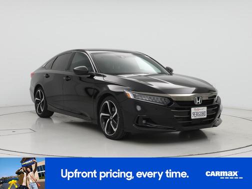 Black 2022 Honda Accord Sport