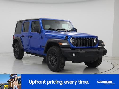 Blue 2024 Jeep Wrangler Sport S