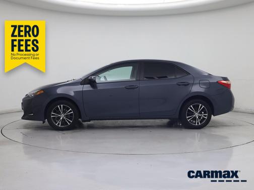 Blue 2017 Toyota Corolla LE