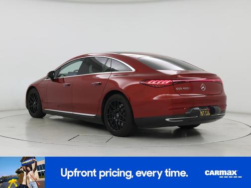 Red 2022 Mercedes-Benz EQS 450+