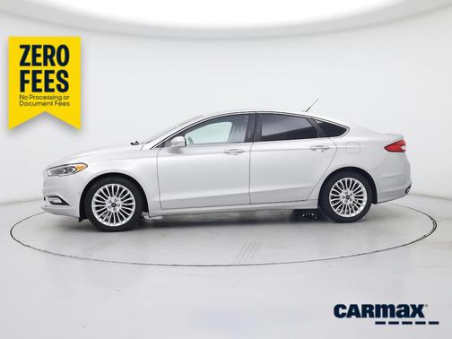 Silver 2017 Ford Fusion Titanium