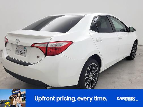 White 2016 Toyota Corolla S