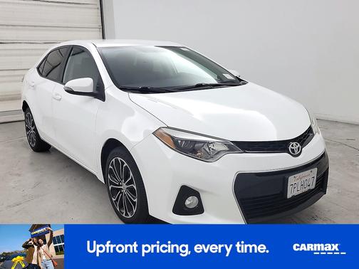 White 2016 Toyota Corolla S