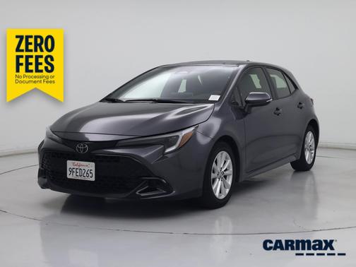 Black 2023 Toyota Corolla Hatchback SE