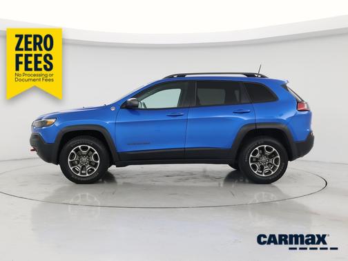 Blue 2020 Jeep Cherokee Trailhawk