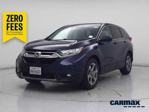 Blue 2017 Honda CR-V EX-L