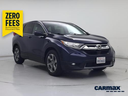 Blue 2017 Honda CR-V EX-L