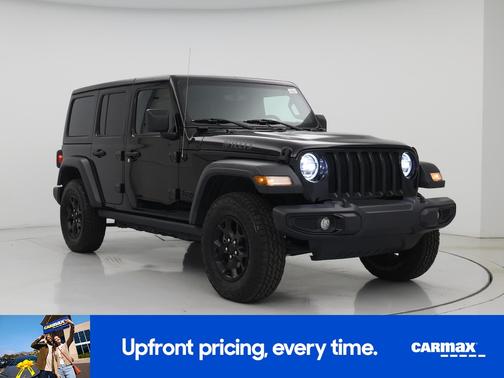 Black 2021 Jeep Wrangler Unlimited Willys
