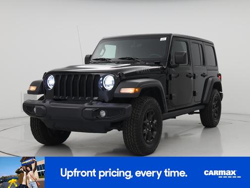 Black 2021 Jeep Wrangler Unlimited Willys