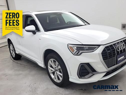 White 2025 Audi Q3 S-Line Premium