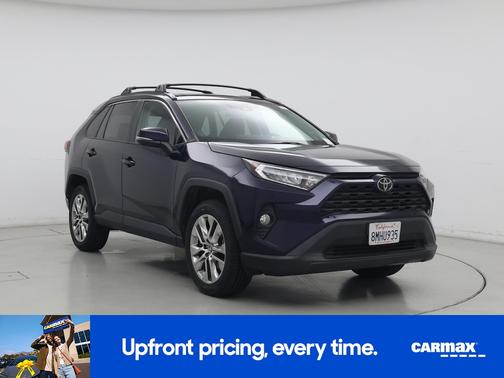 Blue 2019 Toyota RAV4 XLE Premium