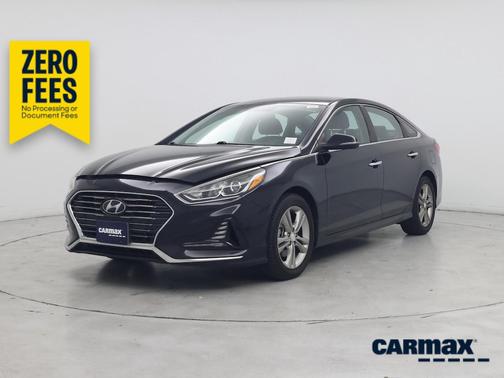 Black 2018 Hyundai SONATA SEL