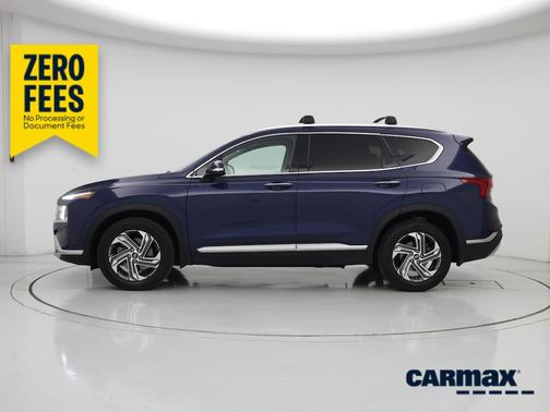 Blue 2021 Hyundai SANTA FE SEL