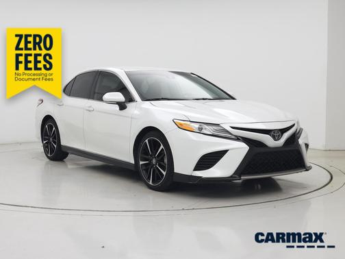 White 2020 Toyota Camry XSE