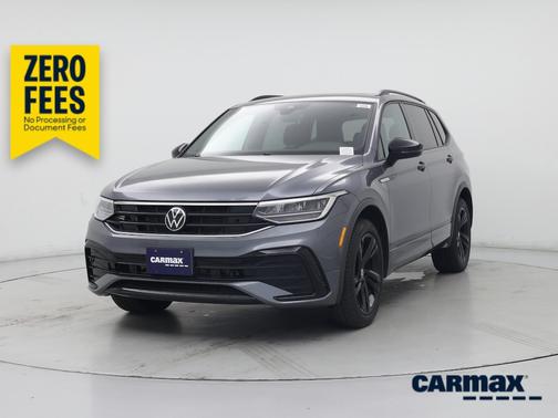Gray 2023 Volkswagen Tiguan SE R-Line Black