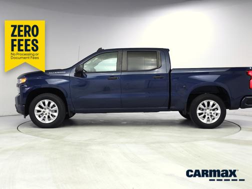 Blue 2021 Chevrolet Silverado 1500 Custom