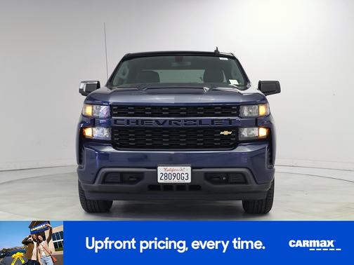 Blue 2021 Chevrolet Silverado 1500 Custom