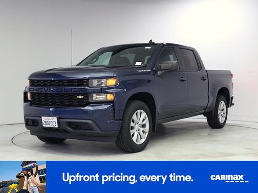 Blue 2021 Chevrolet Silverado 1500 Custom